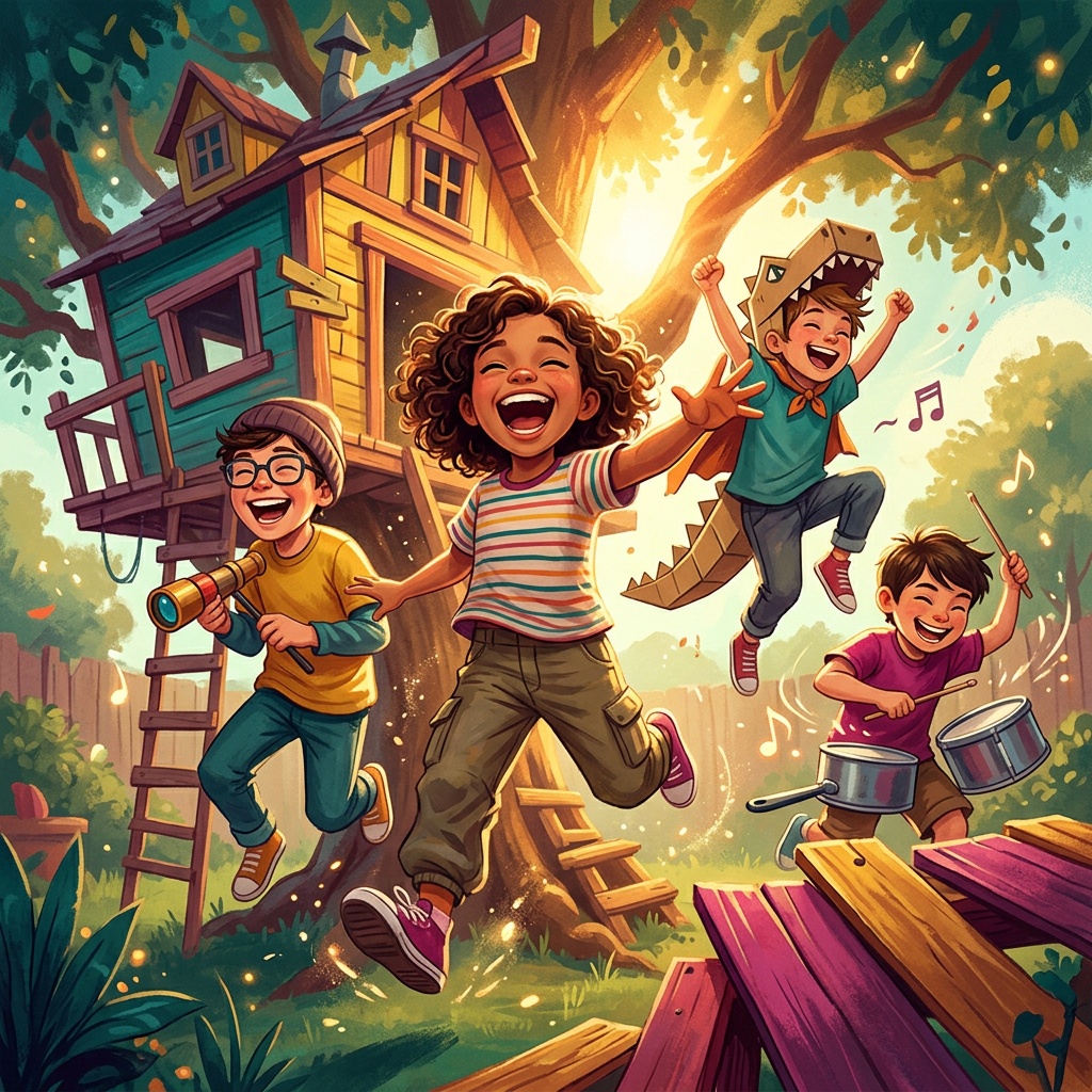 AI-generated cover art for "Max's Secret Mission"