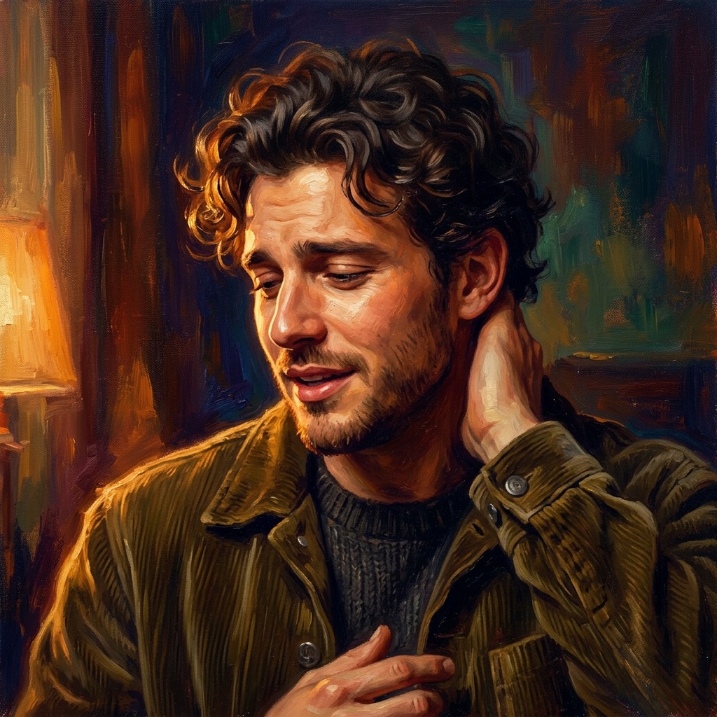 AI-generated cover art for "Rainy Day Love"