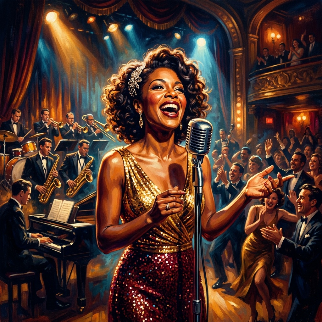 AI-generated cover art for "Linda's Big Day"
