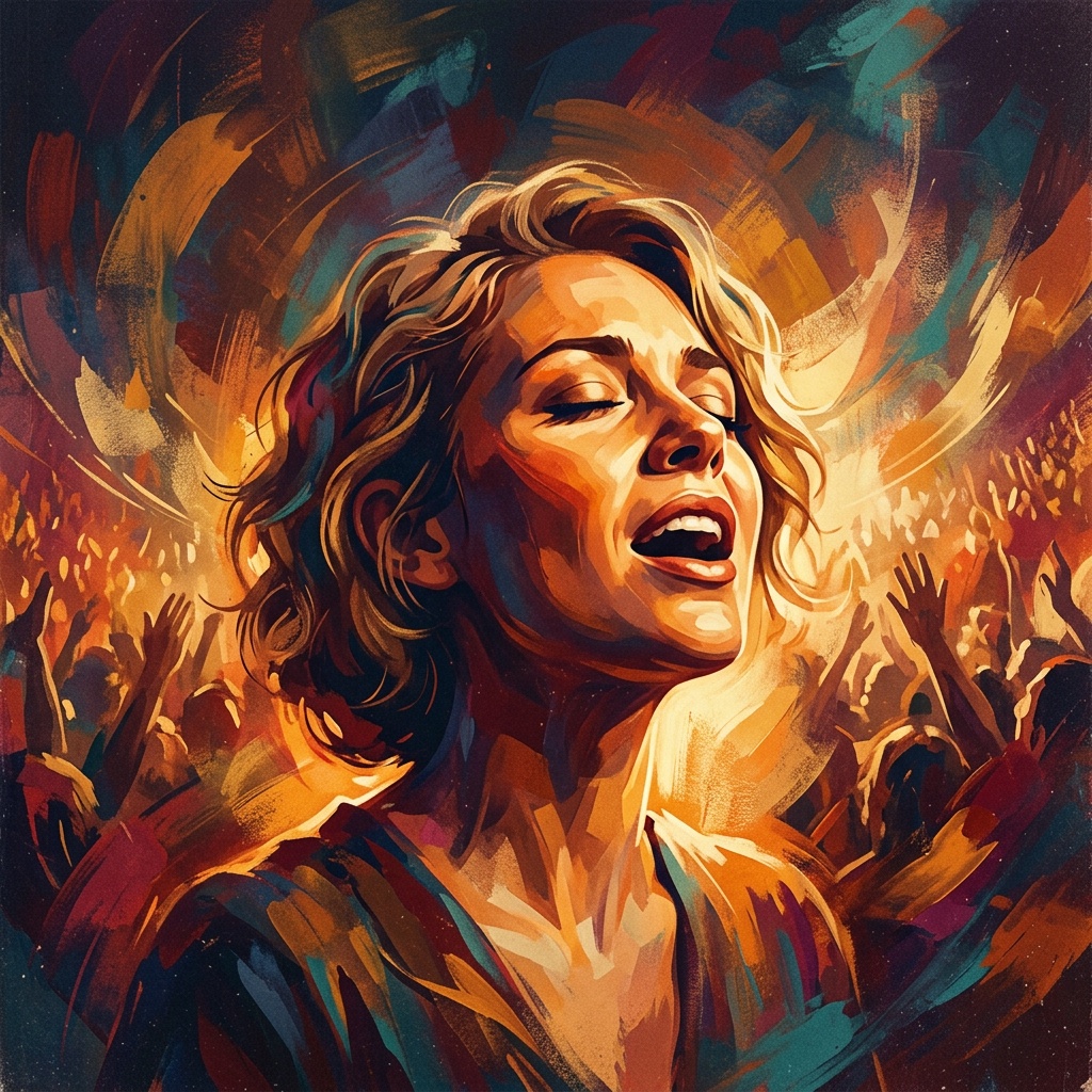 AI-generated cover art for "Sunday Morning Joy"