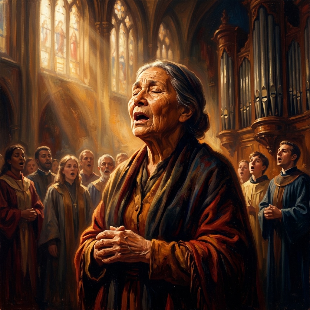 AI-generated cover art for "Give Thanks Always"