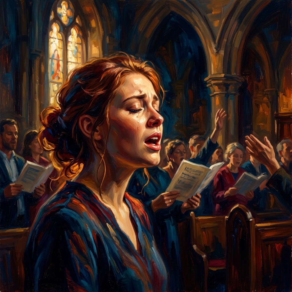 AI-generated cover art for "God Our Refuge"
