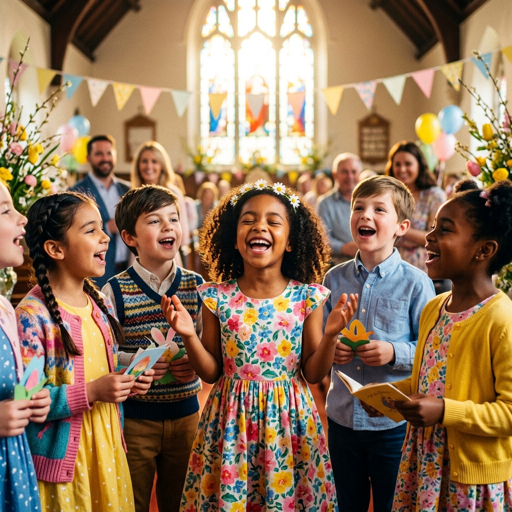 AI-generated cover for "He Is Risen"