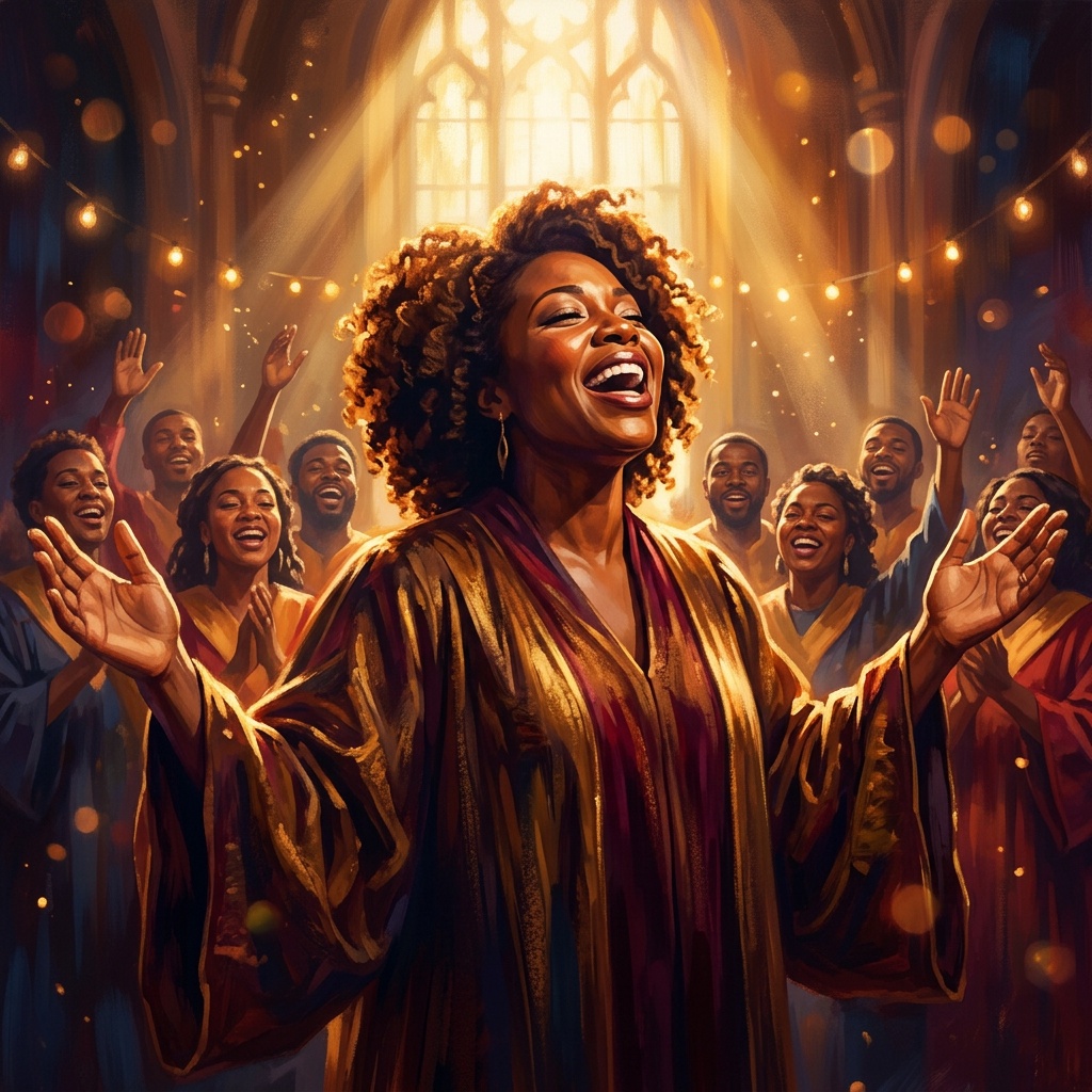 AI-generated cover art for "Women of Faith"