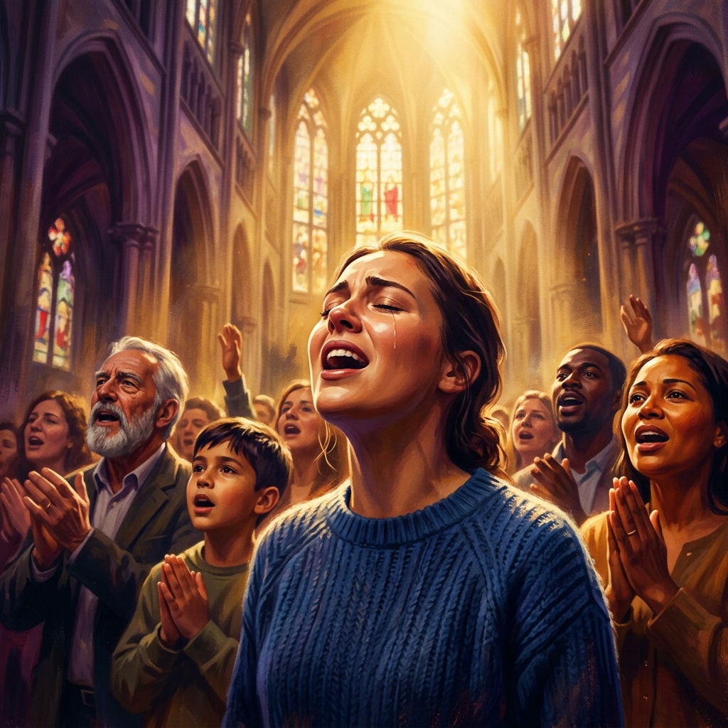 AI-generated cover art for "Go Forth in Faith"