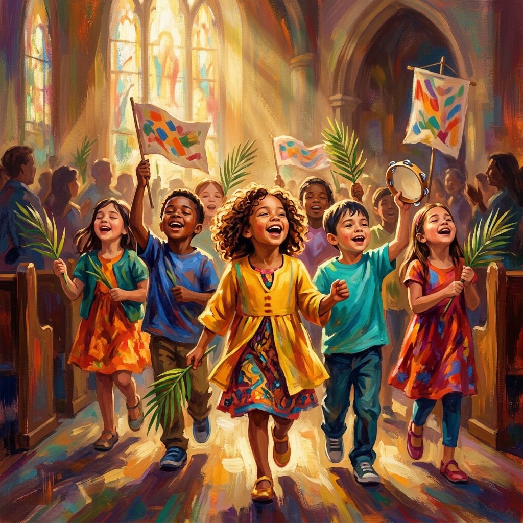 AI-generated cover art for "King of Glory"