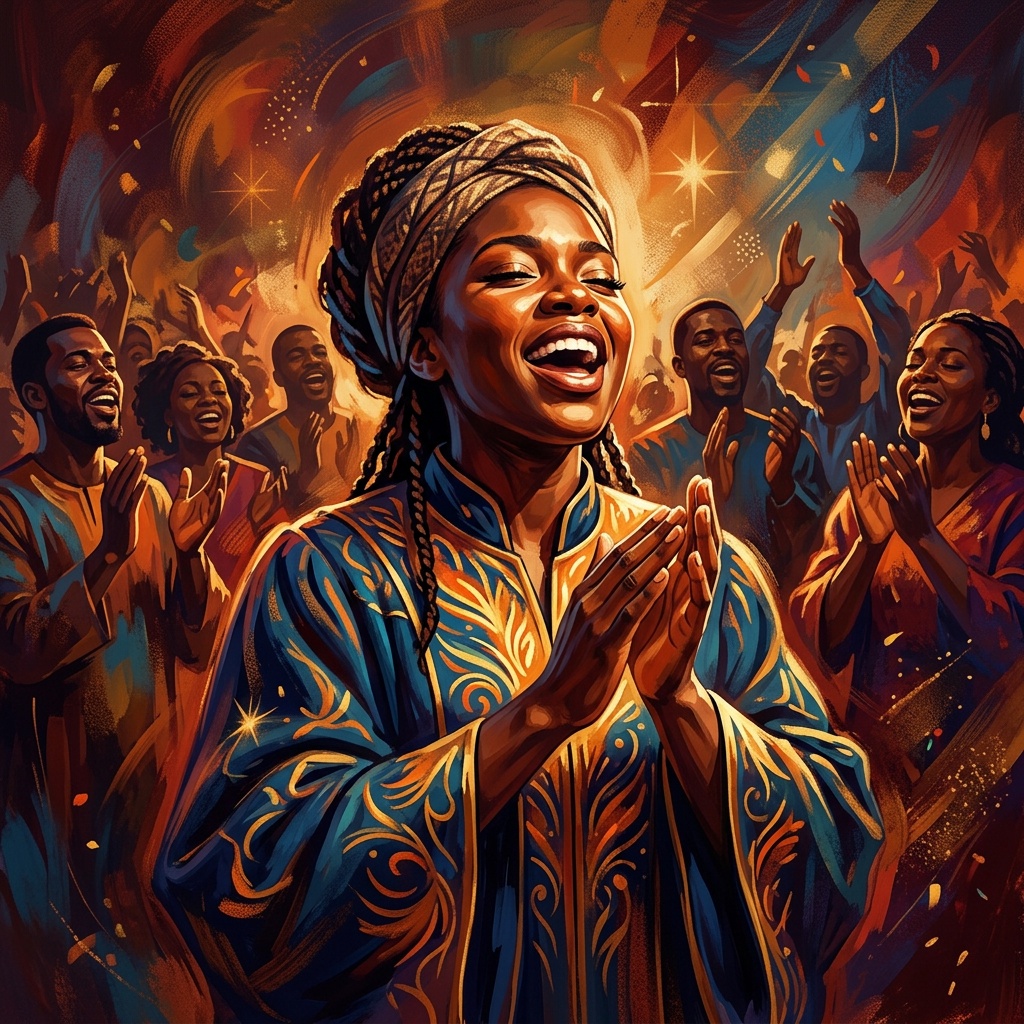 AI-generated cover art for "Heaven's Joy"