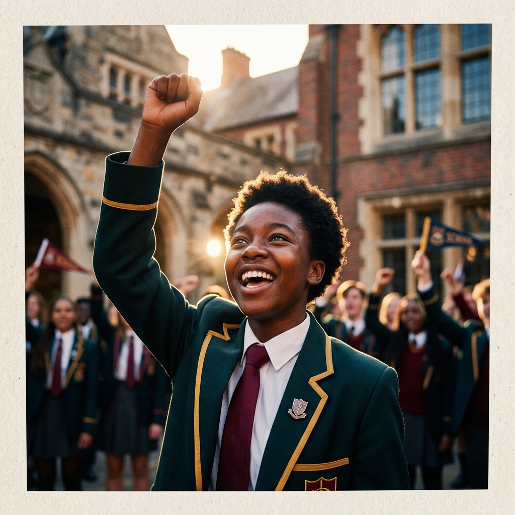 AI-generated cover art for "Oakwood Elementary Pride"