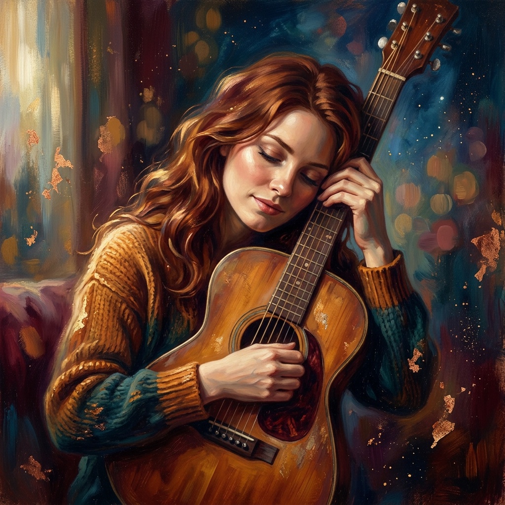 AI-generated cover art for "Mom's Brave Heart"