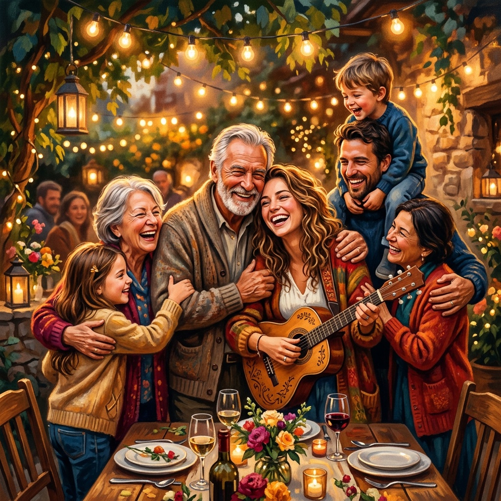 AI-generated cover art for "Welcome Home Dad"
