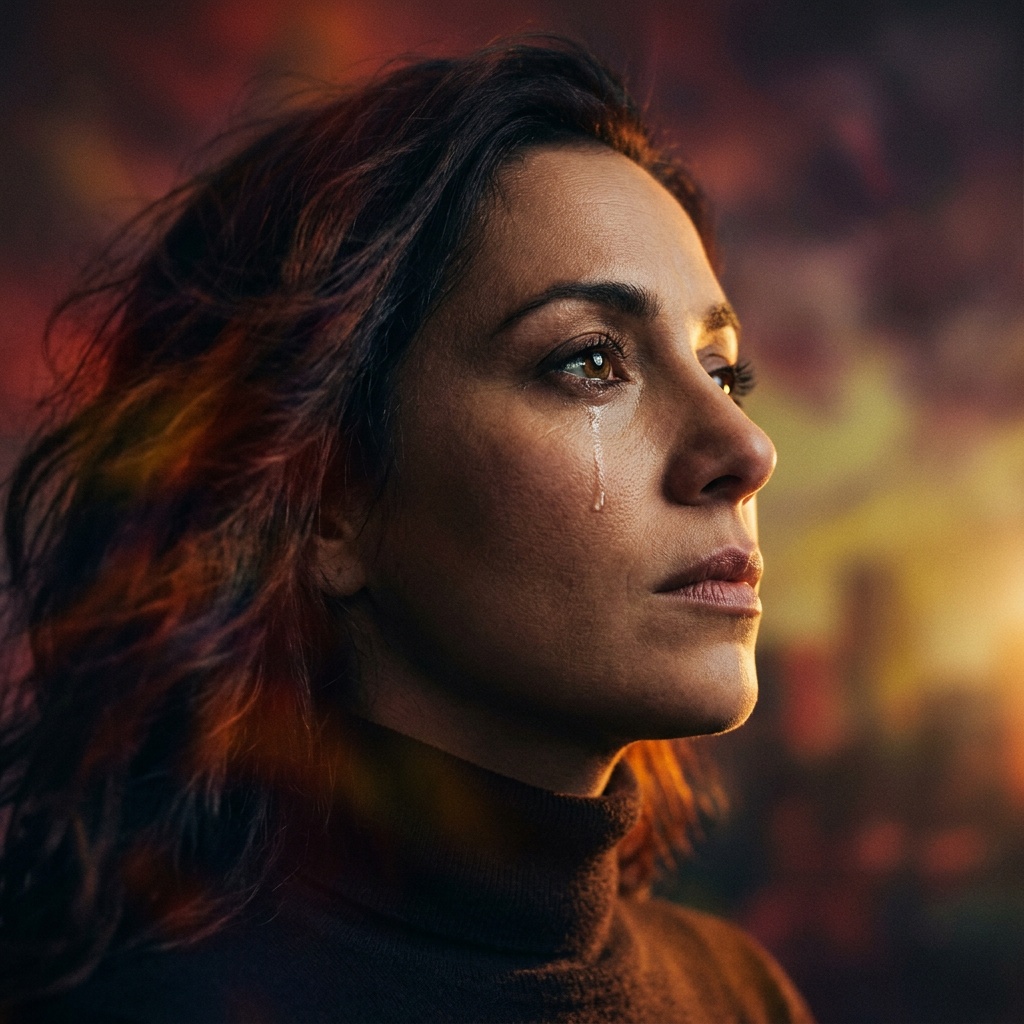 AI-generated cover art for "Calm in the Night"