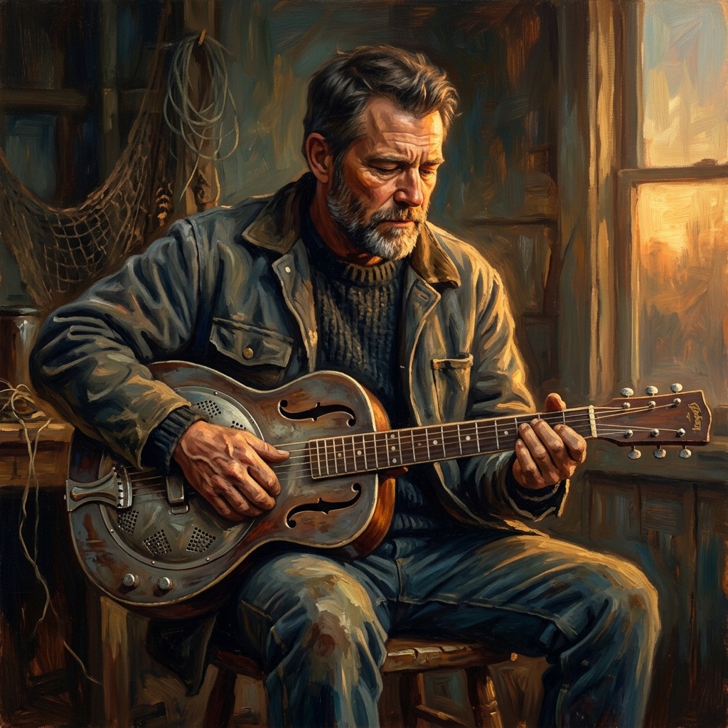 AI-generated cover for "Gentle Fishing Hands"
