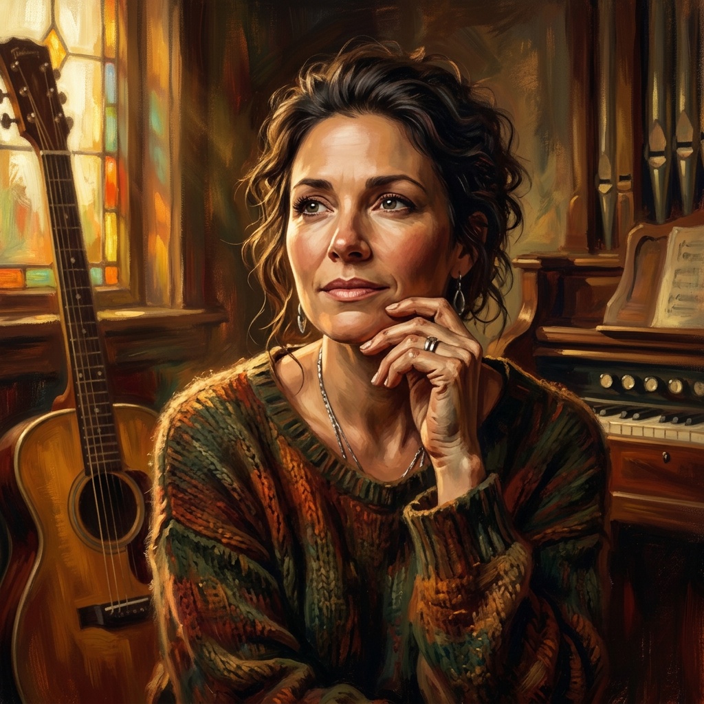 AI-generated cover for "Sunday Morn"