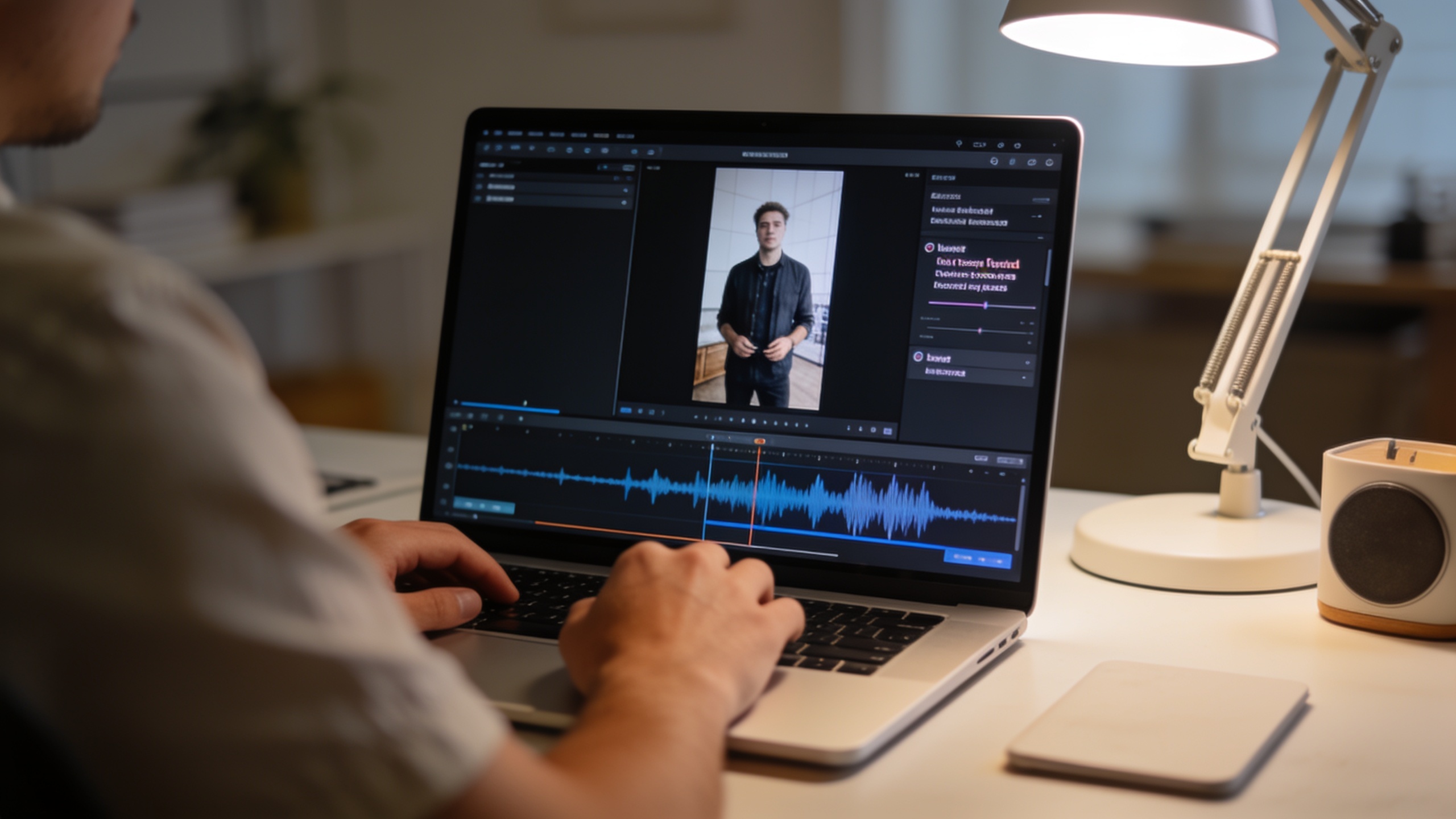 AI video postproduction: add voice, music, subtitles, and one-click social exports