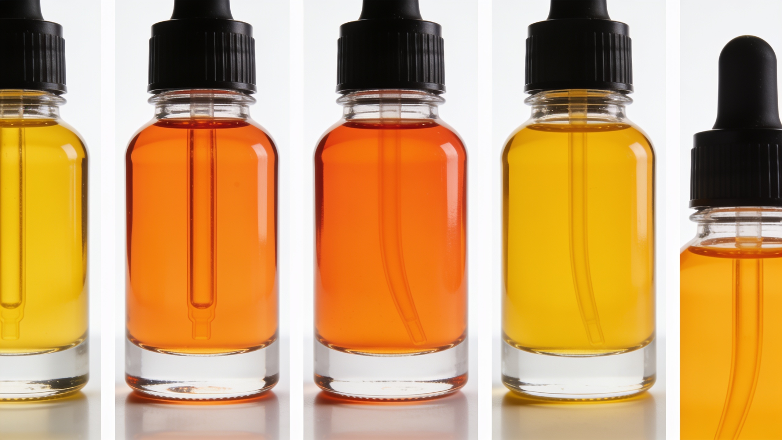 Five vertical thumbnails generated from one product photo displayed side-by-side
