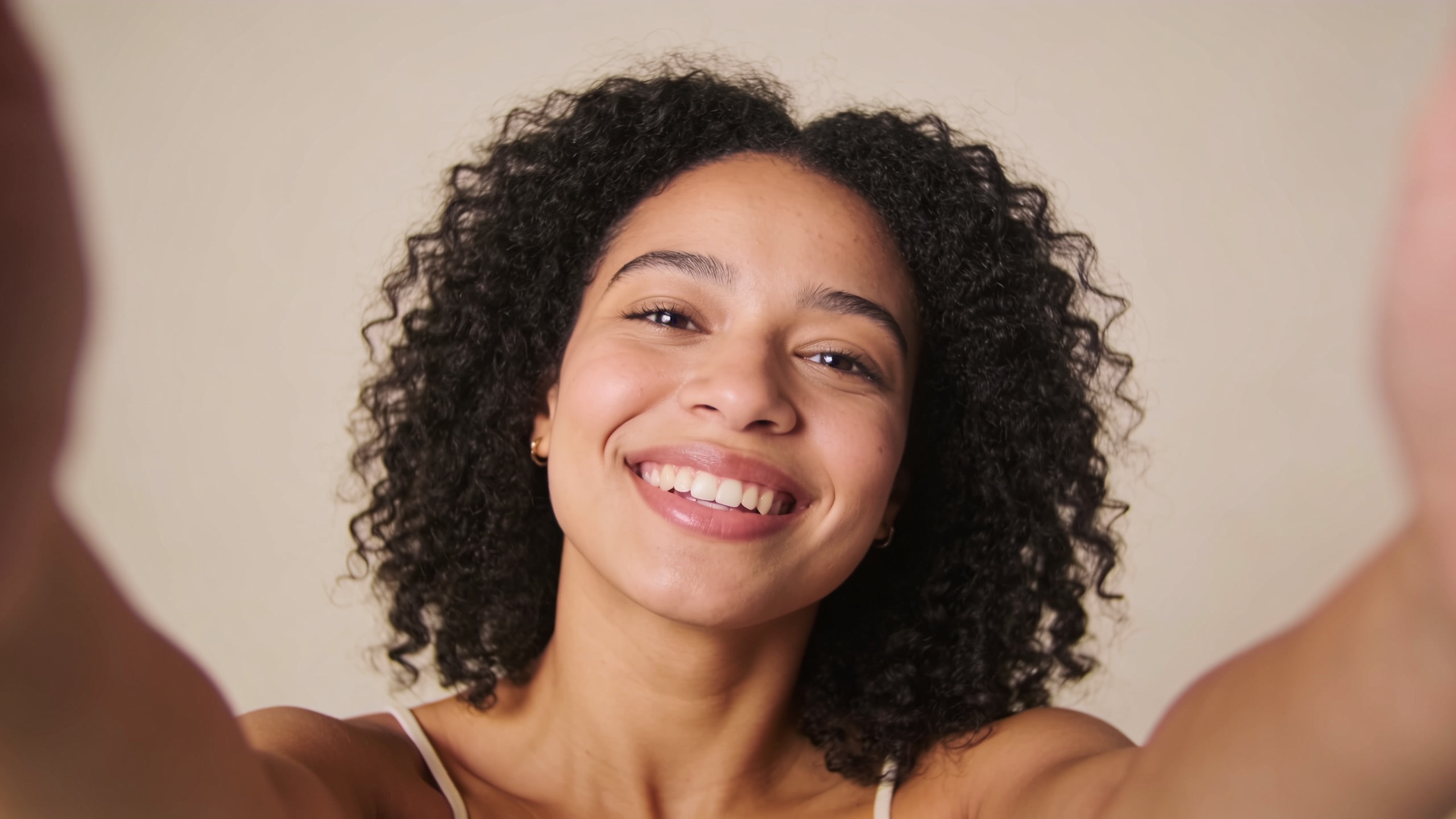 Selfie portrait vertical
