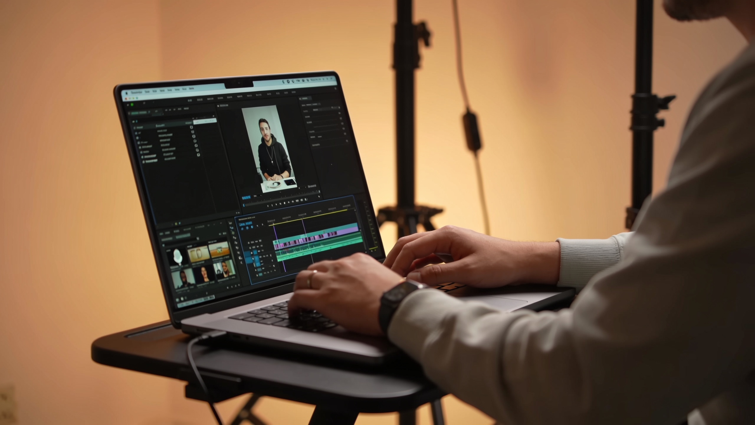 ai video audio mix: finish AI clips with voice, music, subtitles, and one-click export