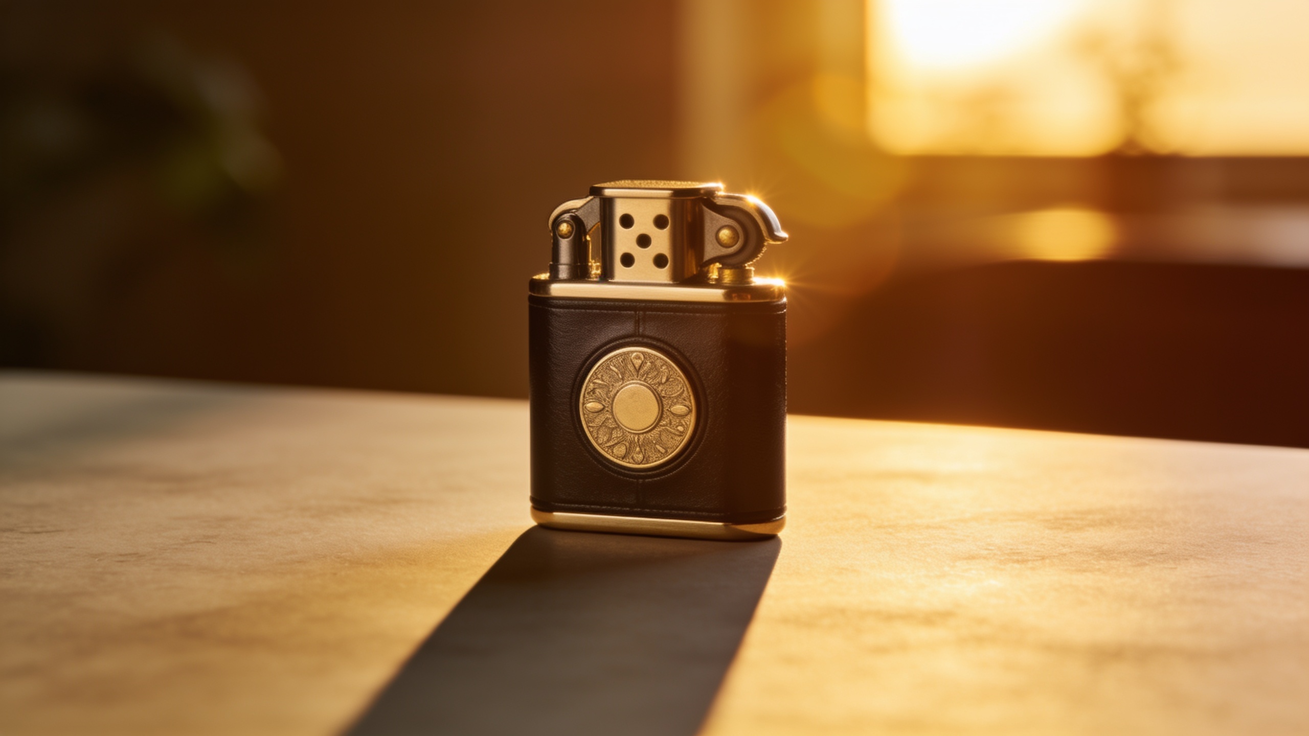 Ecommerce product on tabletop with parallax motion and warm rim light