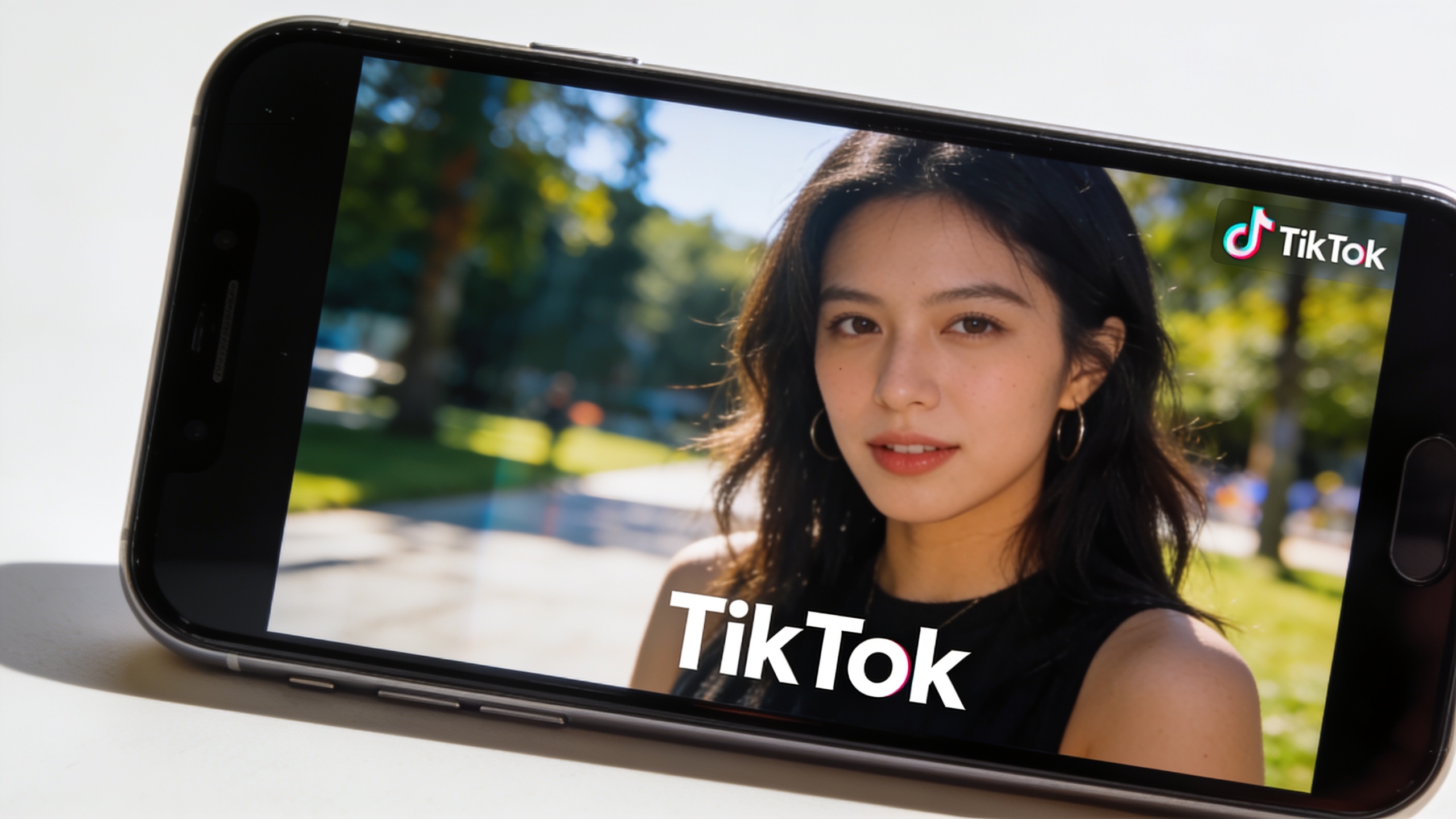 Phone preview of a vertical video with burned-in subtitles and brand overlay