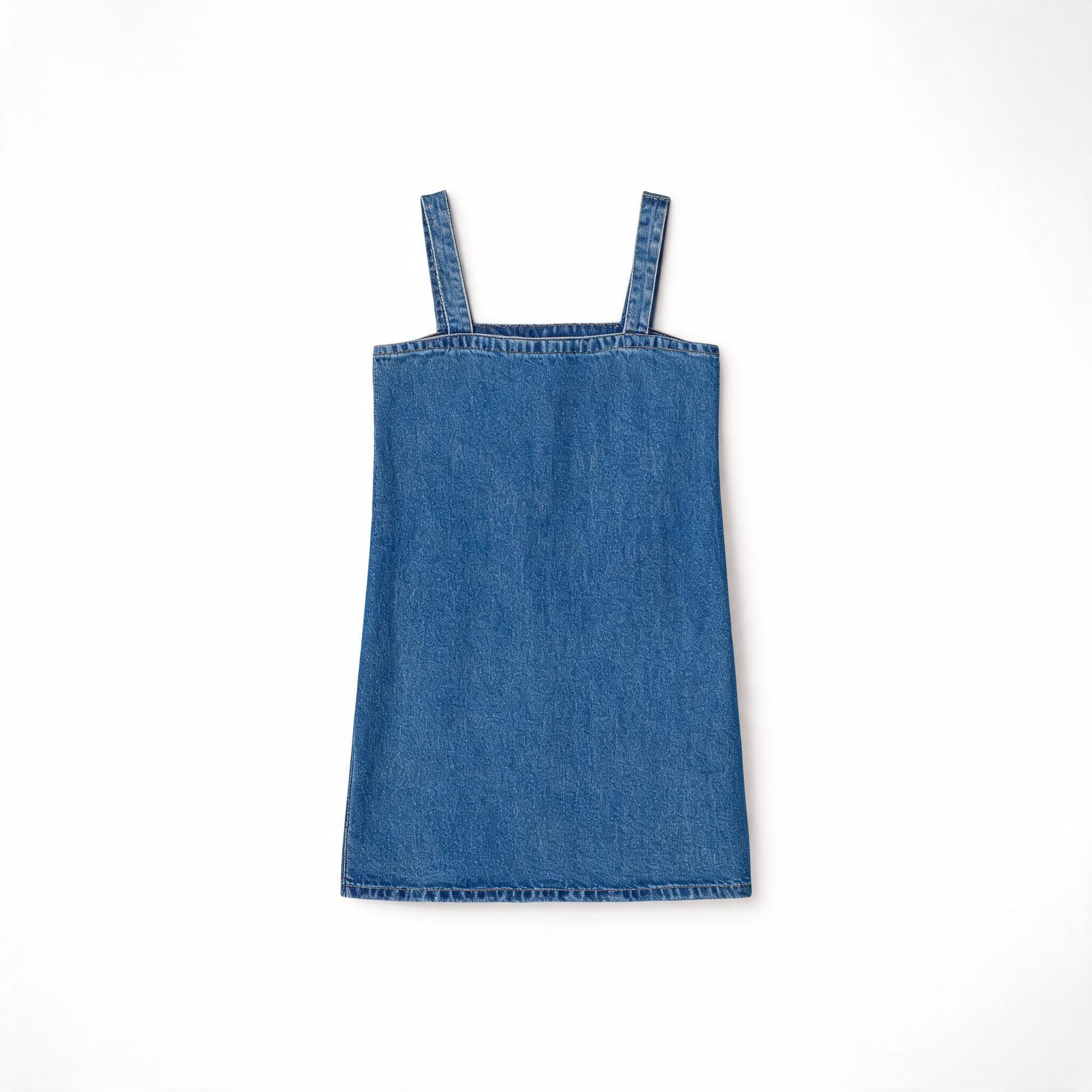Denim Pinafore Dress