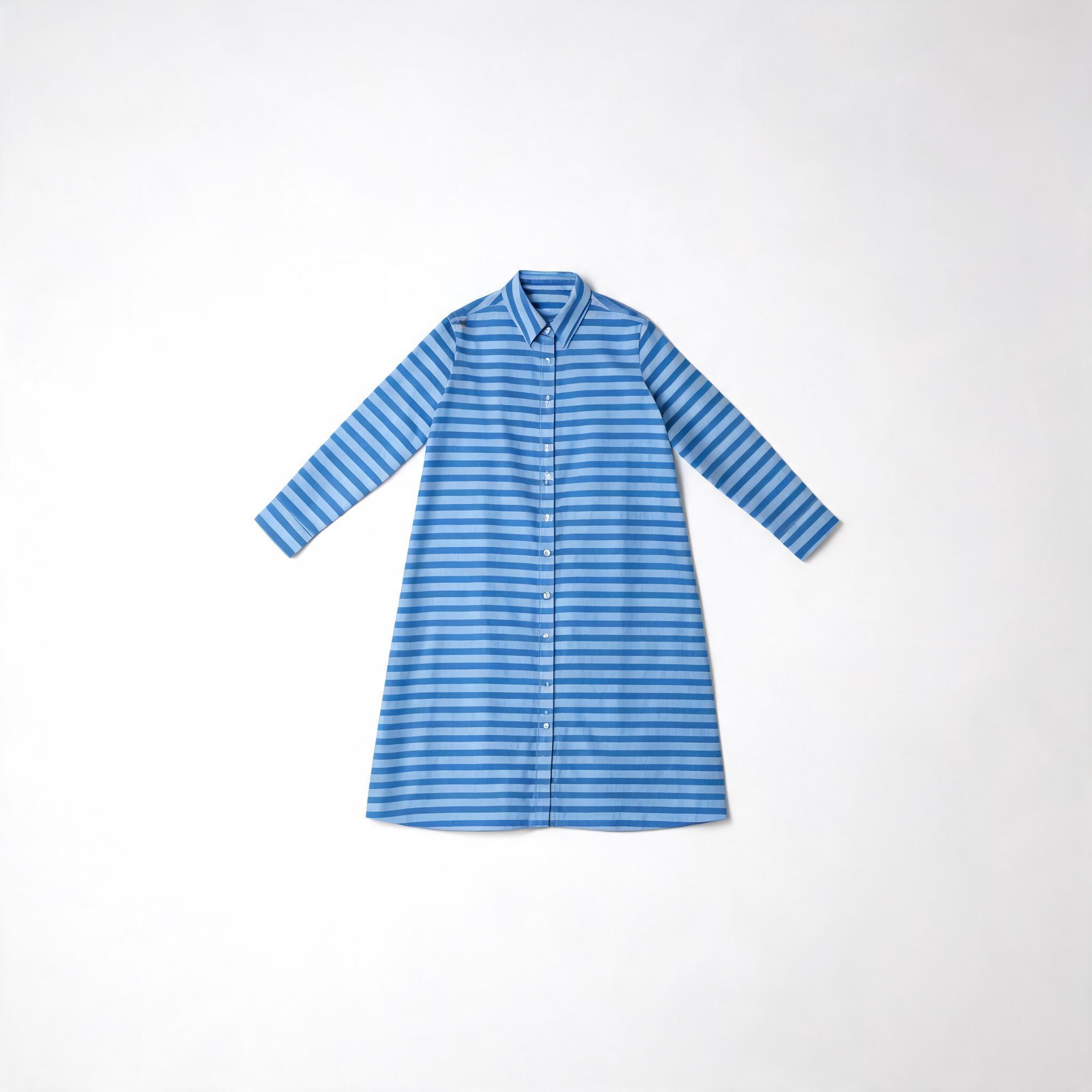 Striped Shirt Dress