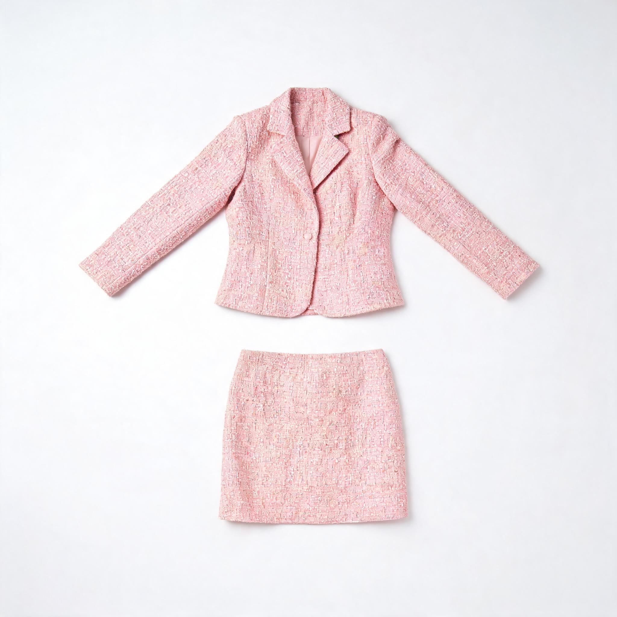 Pink Tweed Suit