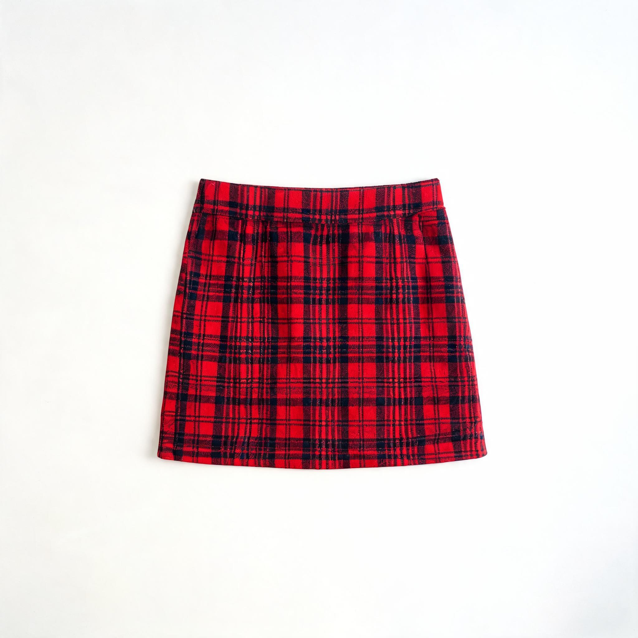 Plaid Mini Skirt