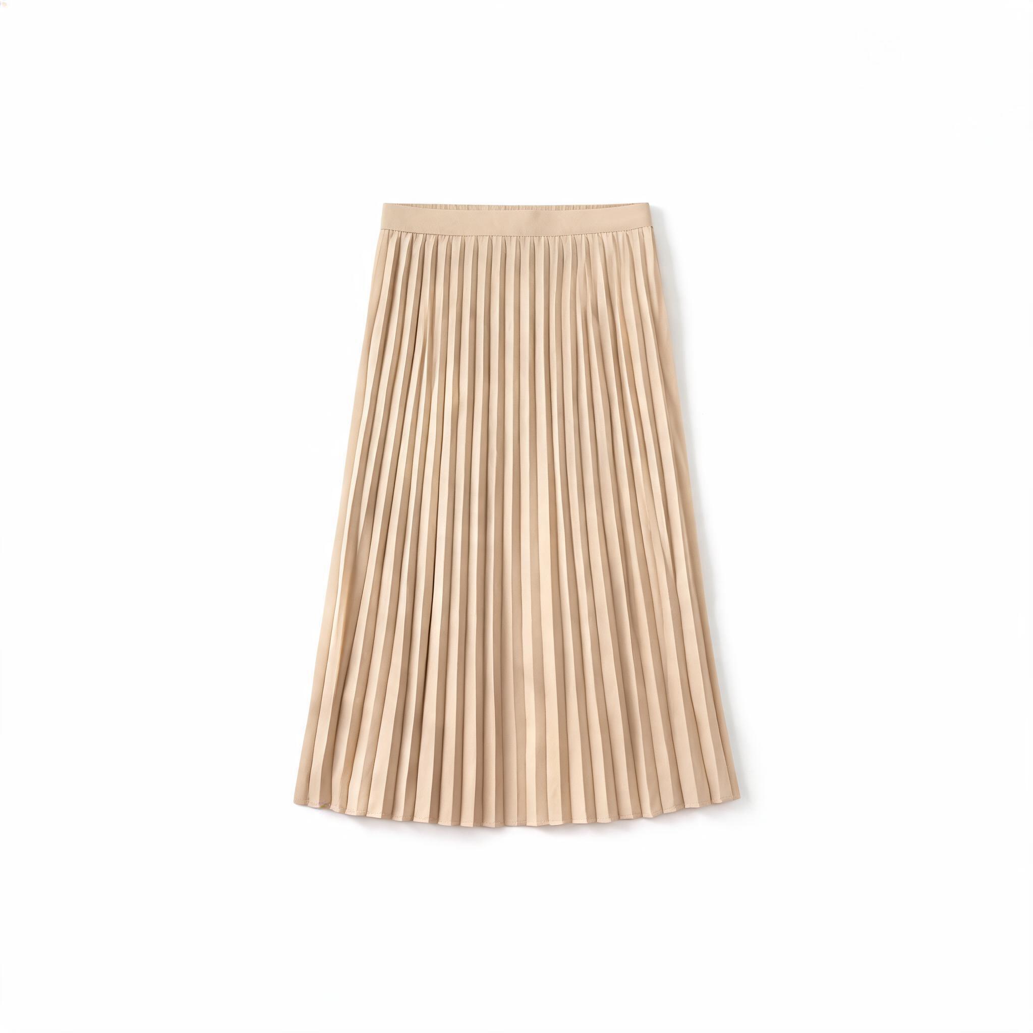 Pleated Midi Skirt